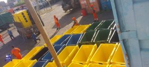 CMP coloca novos contentores de lixo nos bairros.